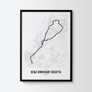 WIJCK. route-poster 49ste OC&C Ringvaart Regatta